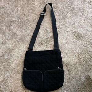 Vera Bradley Black Quilted Crossbody Bag